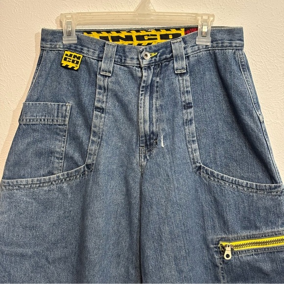 Vintage 90s Original JNCO
Crime Scene Jeans
Distressed Worn Size 31x32 - Picture 2 of 11
